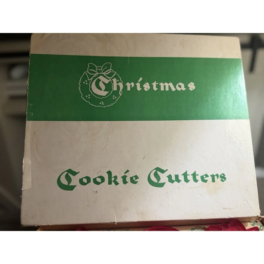 Vintage Plastic Christmas Cookie Cutters Complete Educational Products Company